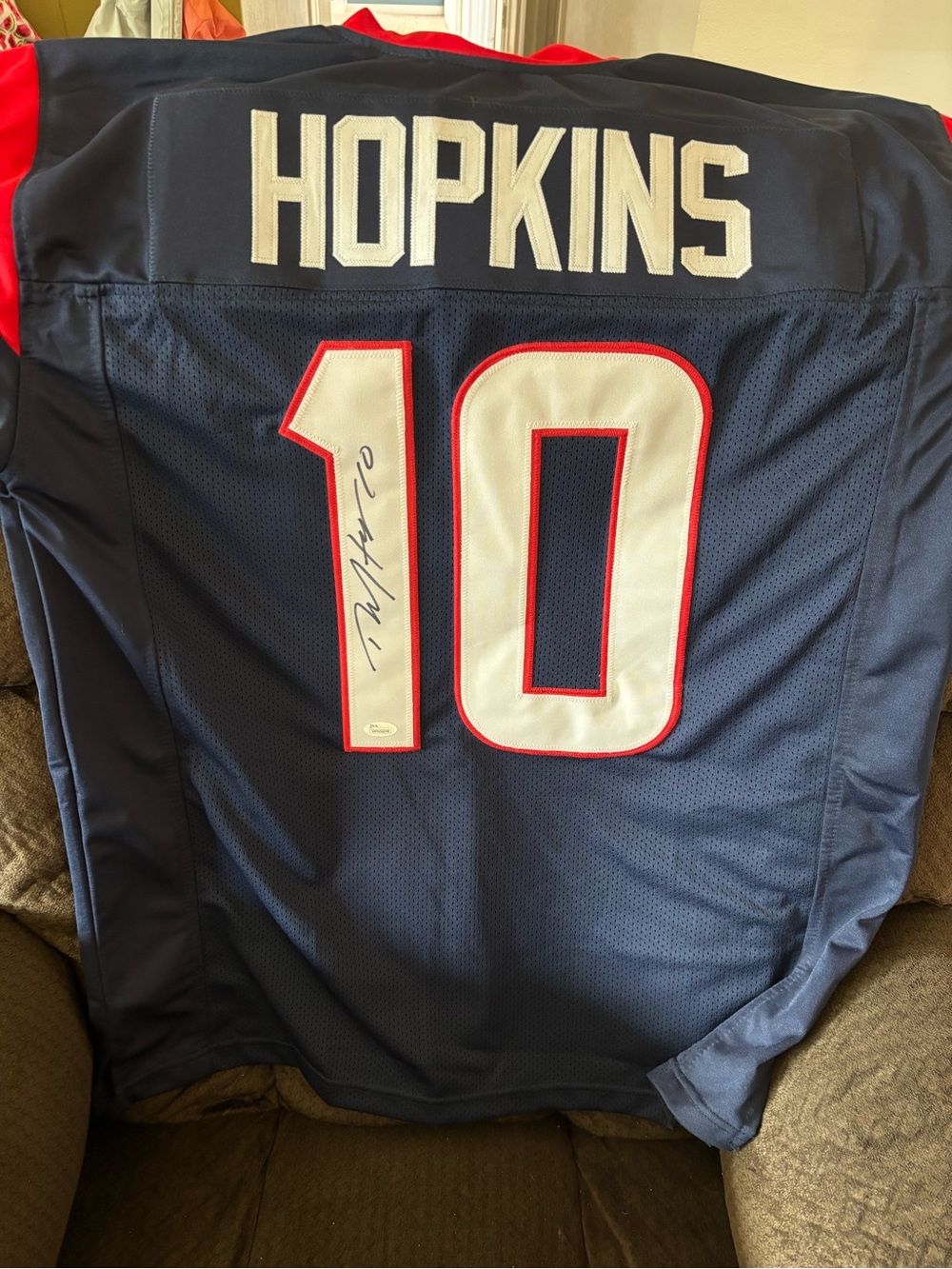 Signed DeAndre Hopkins Pro Style Jersey
